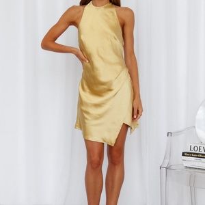 Yellow Hello Molly Dress
